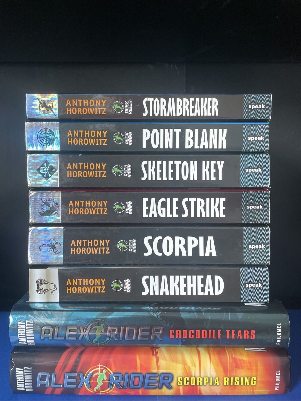 Alex Rider Series (Lot of 8) by Anthony Horowitz 2 hardback 6 paperback
